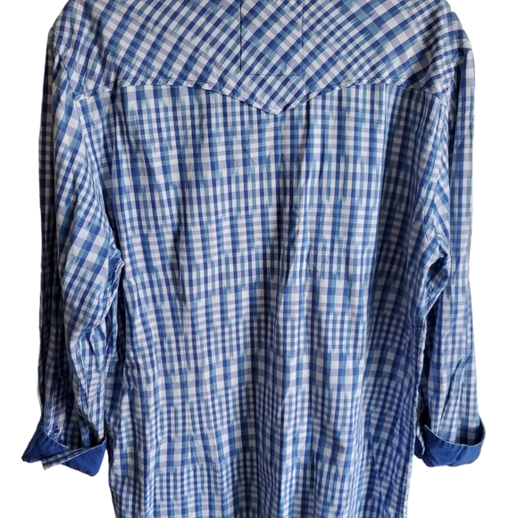 GUESS Los Angeles Western Slim Fit Button Down Mens XL - Picture 5 of 7